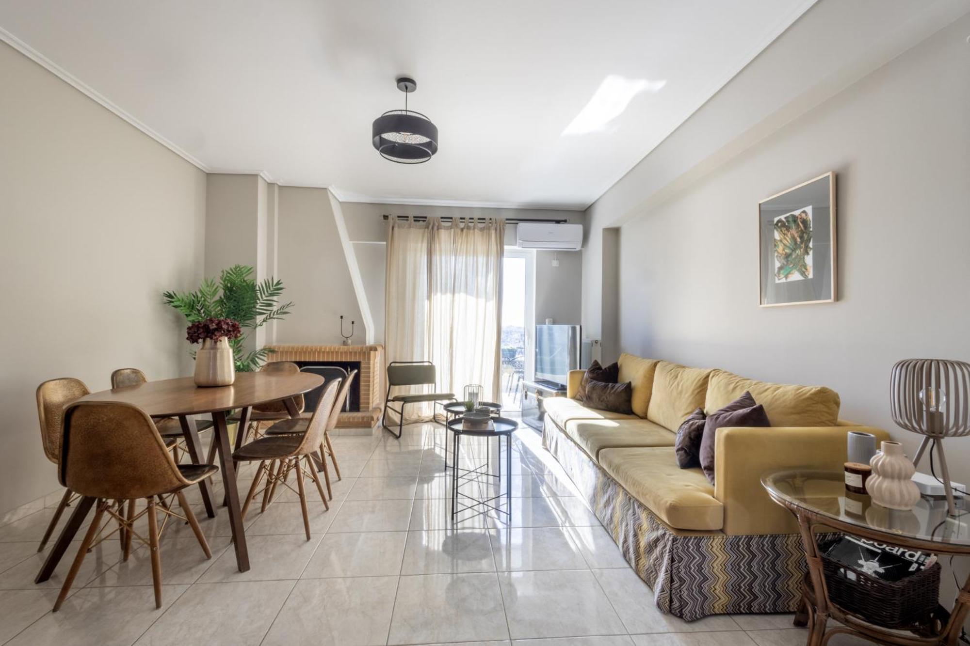 Renovated 3 Bedroom Apt With Acropolis View Афины Экстерьер фото