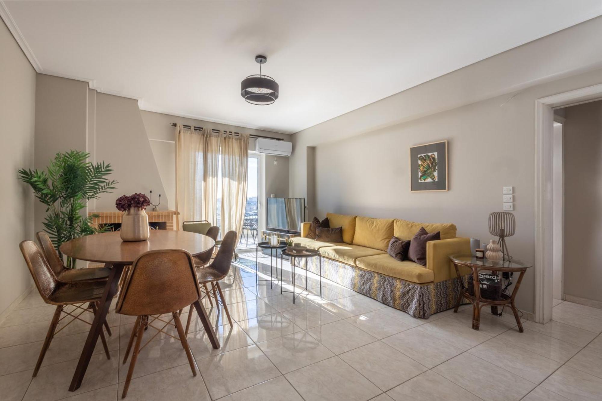 Renovated 3 Bedroom Apt With Acropolis View Афины Экстерьер фото